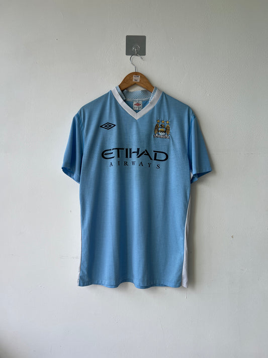 Manchester City 2011-12 Home Shirt Kun Aguero #16 (L)