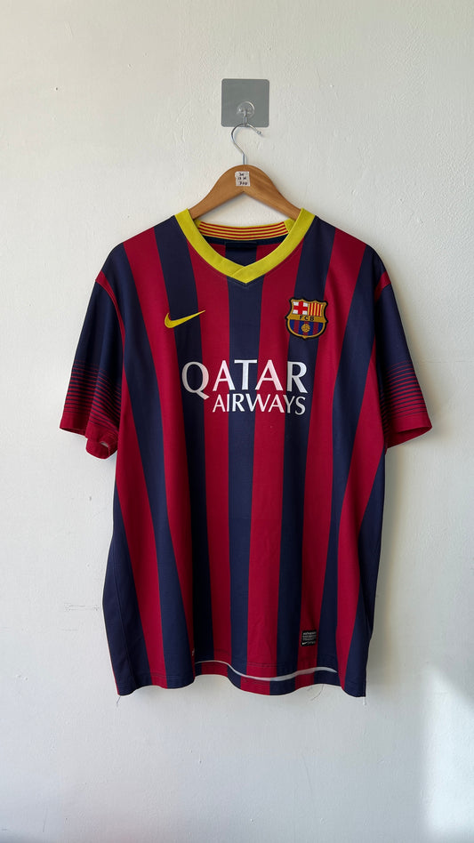 Barcelona 2013-14 Home Shirt Messi #10 (XL)