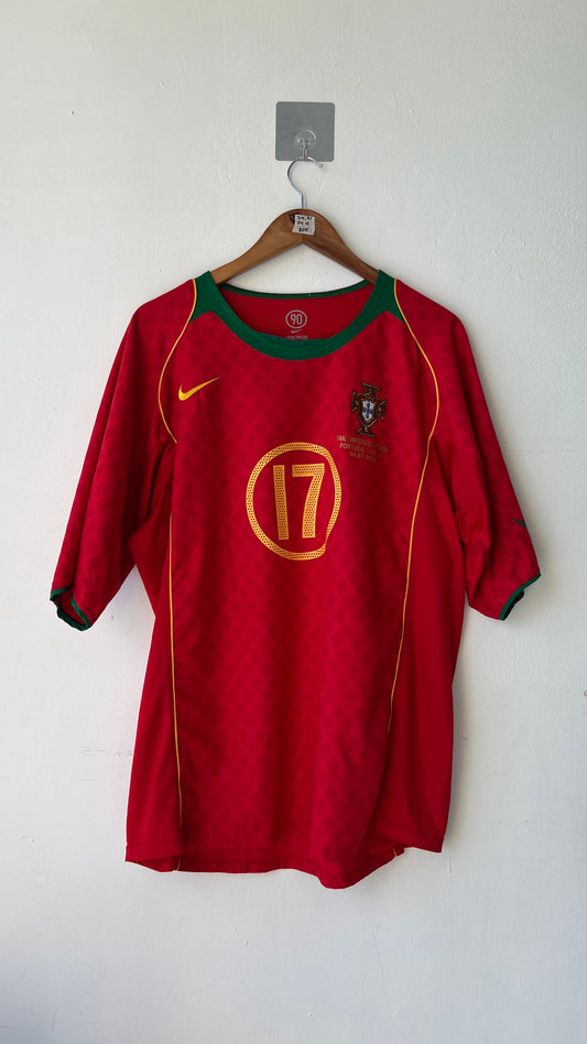 Portugal 2004-06 Home Shirt C. Ronaldo #17 (XL) (MDT)