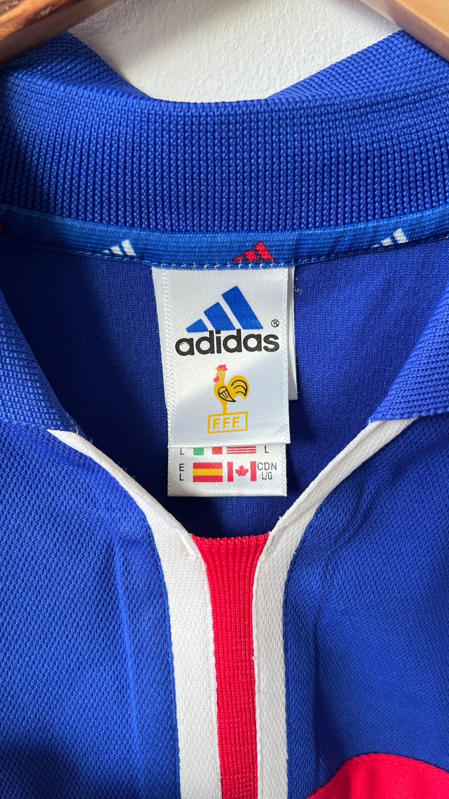 France 2000-02 Home Shirt Zidane #10 (L)