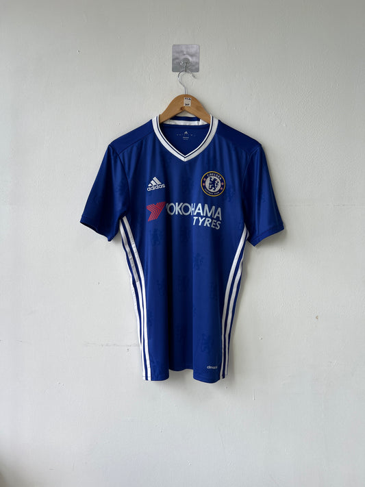 (M fits S) Chelsea 2016-17 Home Shirt Hazard #10