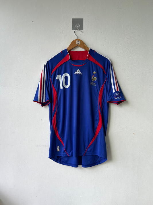 (L) France 2006-07 Home Shirt Zidane #10