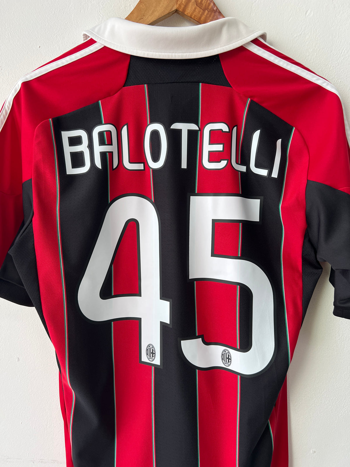 (M) AC Milan 2012-13 Home Shirt Balotelli #45
