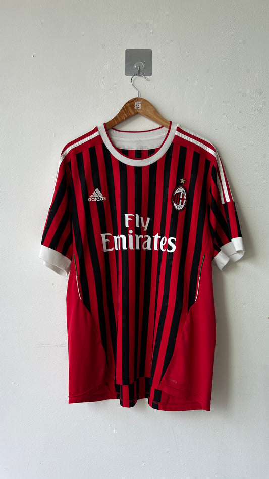 AC Milan 2011-12 Home Shirt Ibrahimovic #11 (XL)