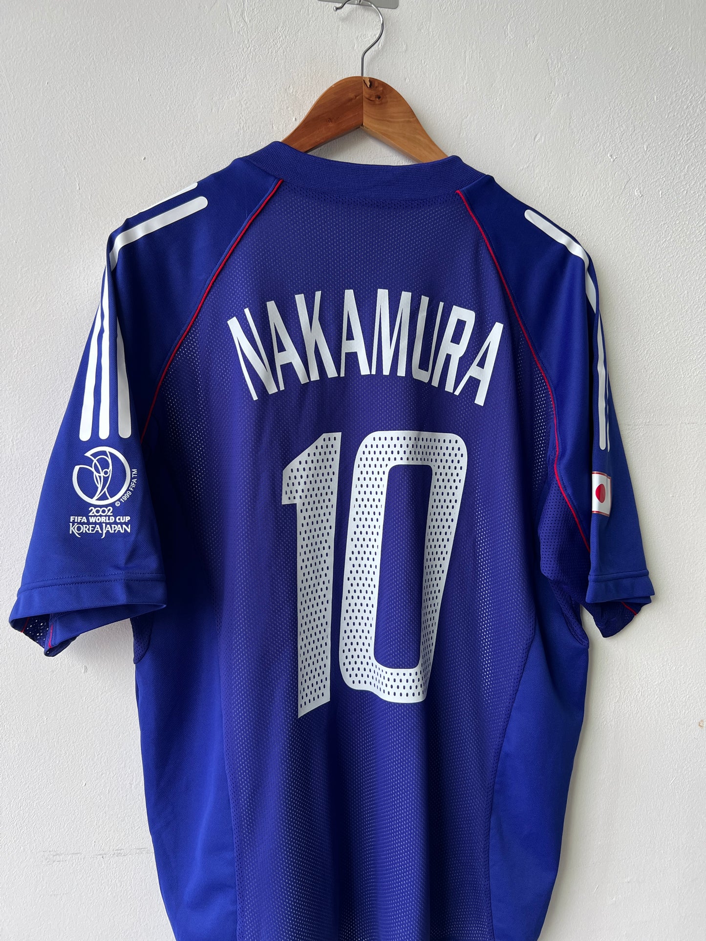 (L) Japan 2002-04 Home Player Version Shirt Nakamura #10