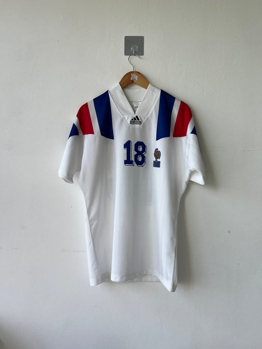 (M) France 1992-94 Away Shirt Cantona #18