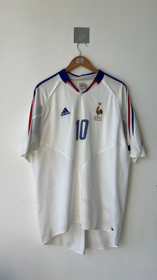 France 2004-06 Away Shirt Zidane #10 (XL)