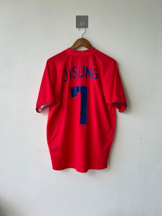 (XL) South Korea 2006-08 Home Shirt Ji Sung #7