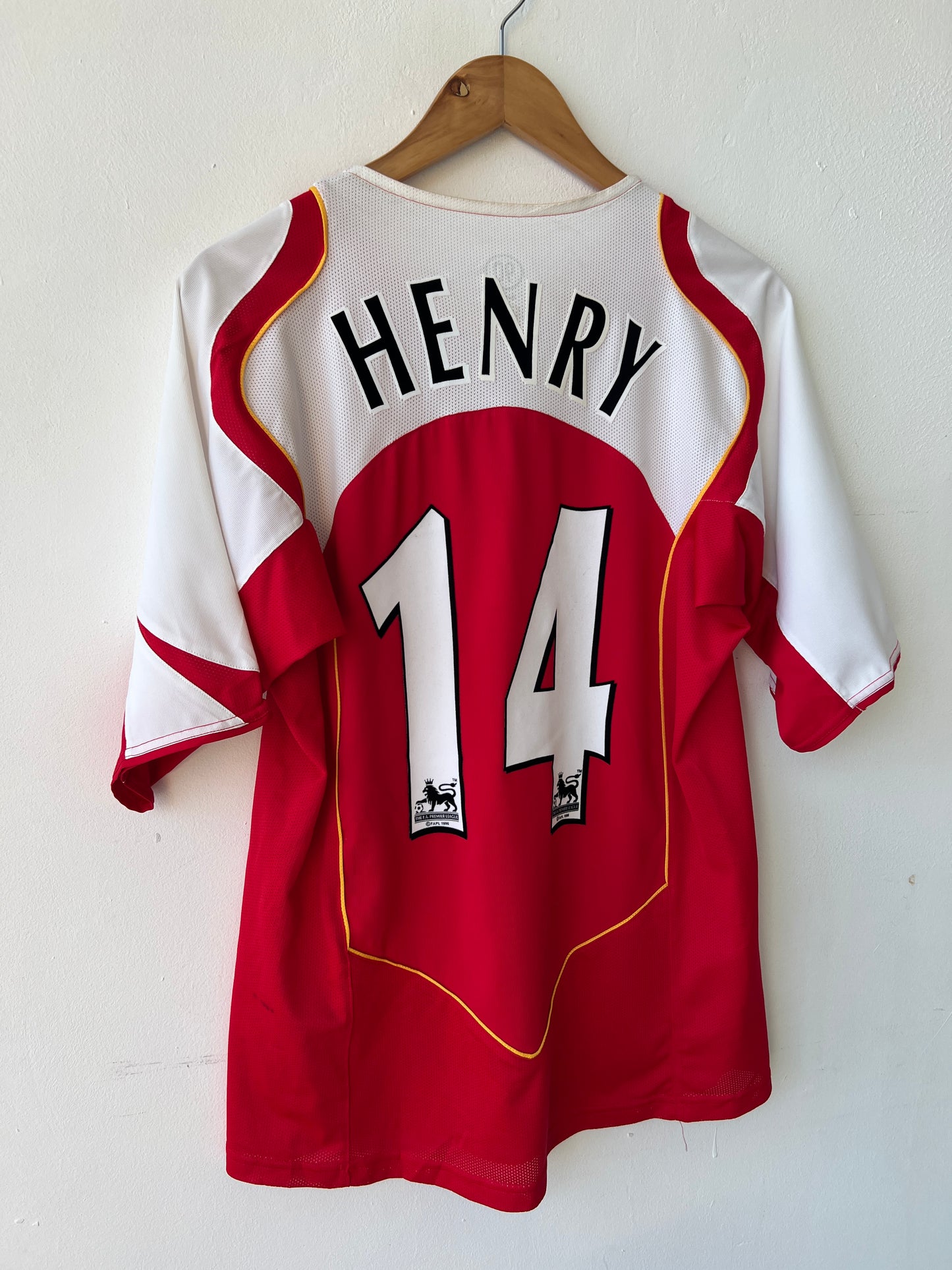 (M) Arsenal 2004-05 Home Shirt Henry #14