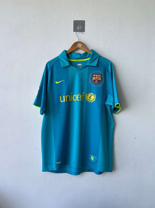 (L) Barcelona 2007-09 Away Shirt Messi #19
