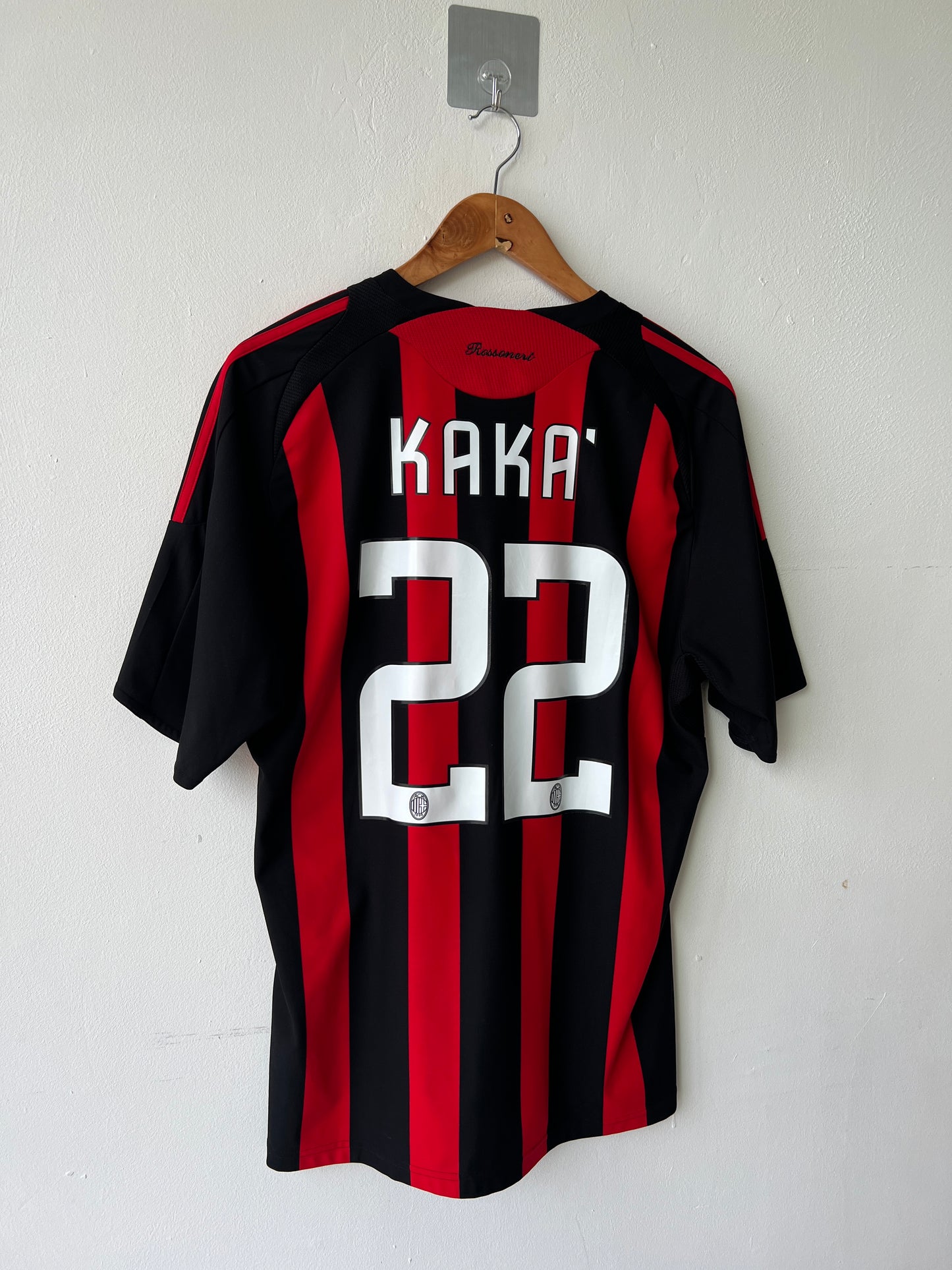 (L) AC Milan 2008-09 Home Shirt Kaka #22