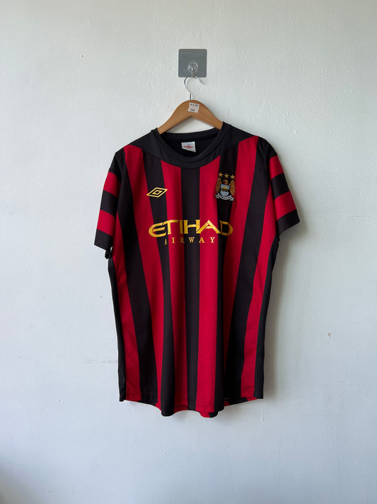 (XL) Manchester City 2011-12 Away Shirt Kun Aguero #16