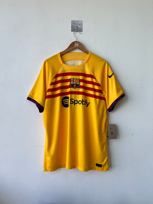 (XL) Barcelona 2022-24 Fourth Shirt Lamine Yamal #27 (NEW)