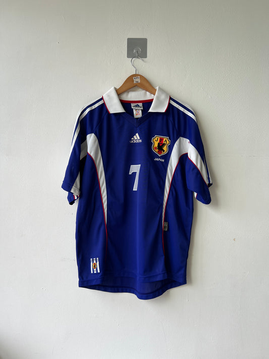 (M fits L) Japan 1999-00 Home Shirt Nakata #7