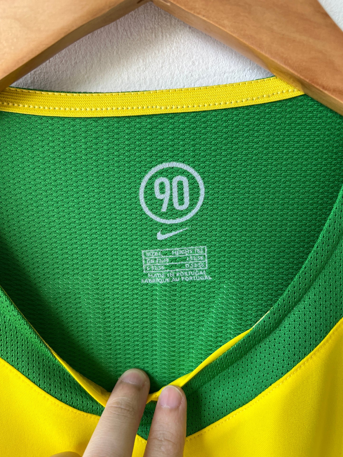 (L) Brazil 2004-06 Home Shirt Ronaldinho #10
