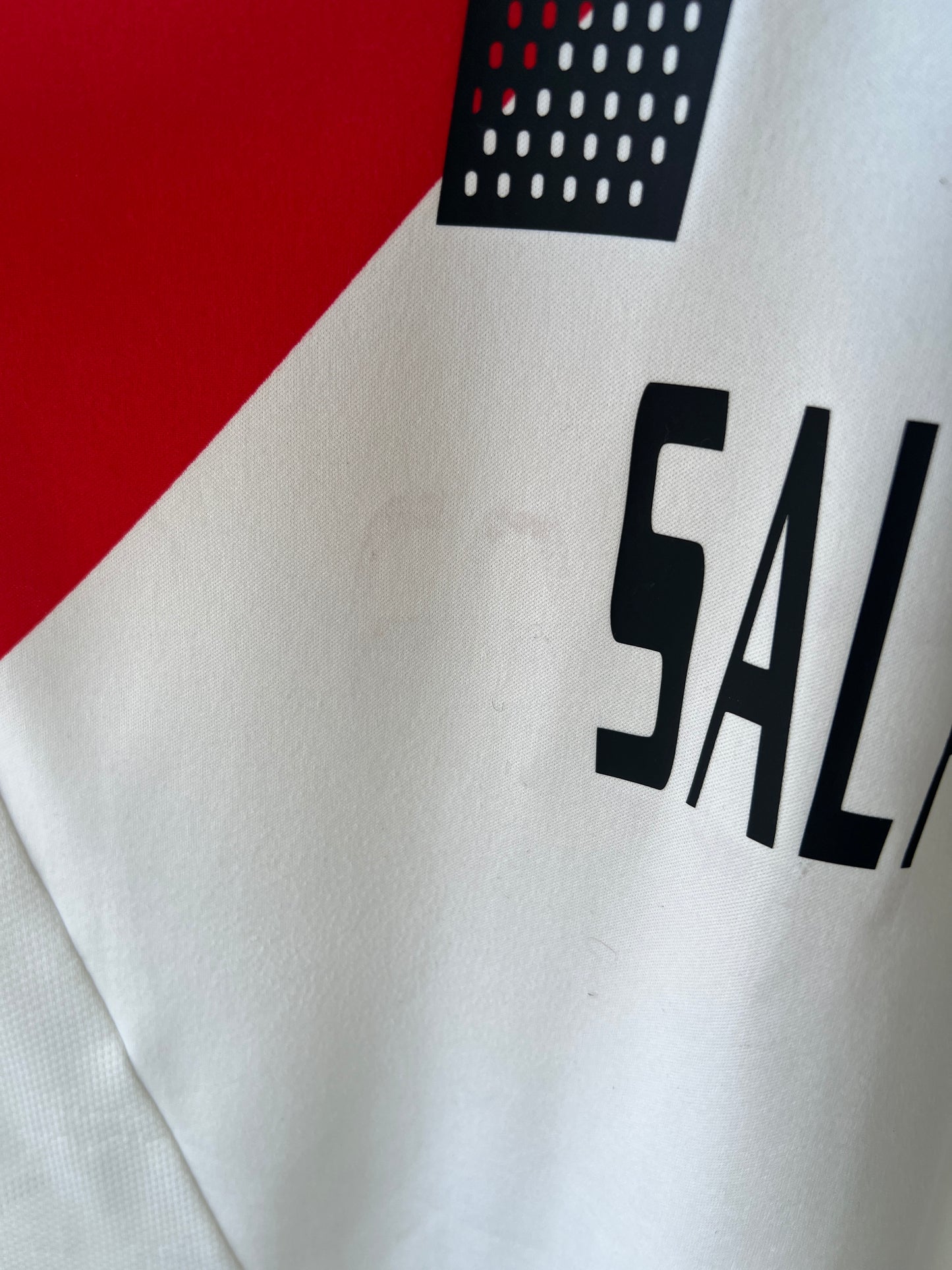 (M fits L) River Plate 2004-05 Home Shirt Salas #11