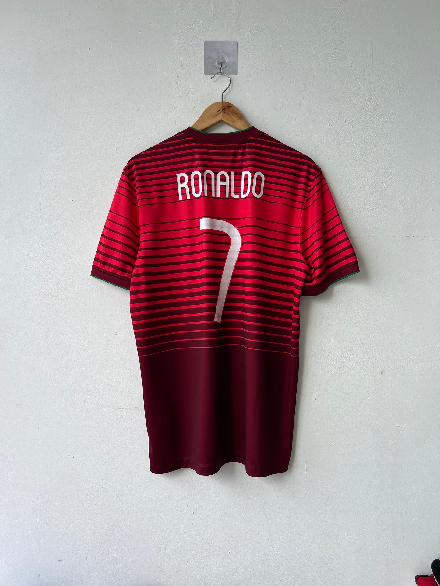(L) Portugal 2014-15 Home Shirt Ronaldo #7