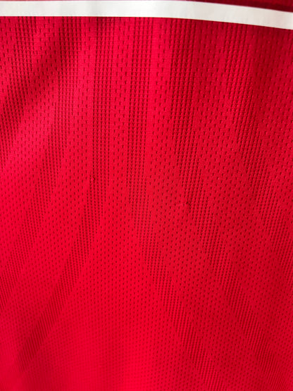 (XXL fits XL) Manchester United 2007-09 Home Shirt Vidic #15