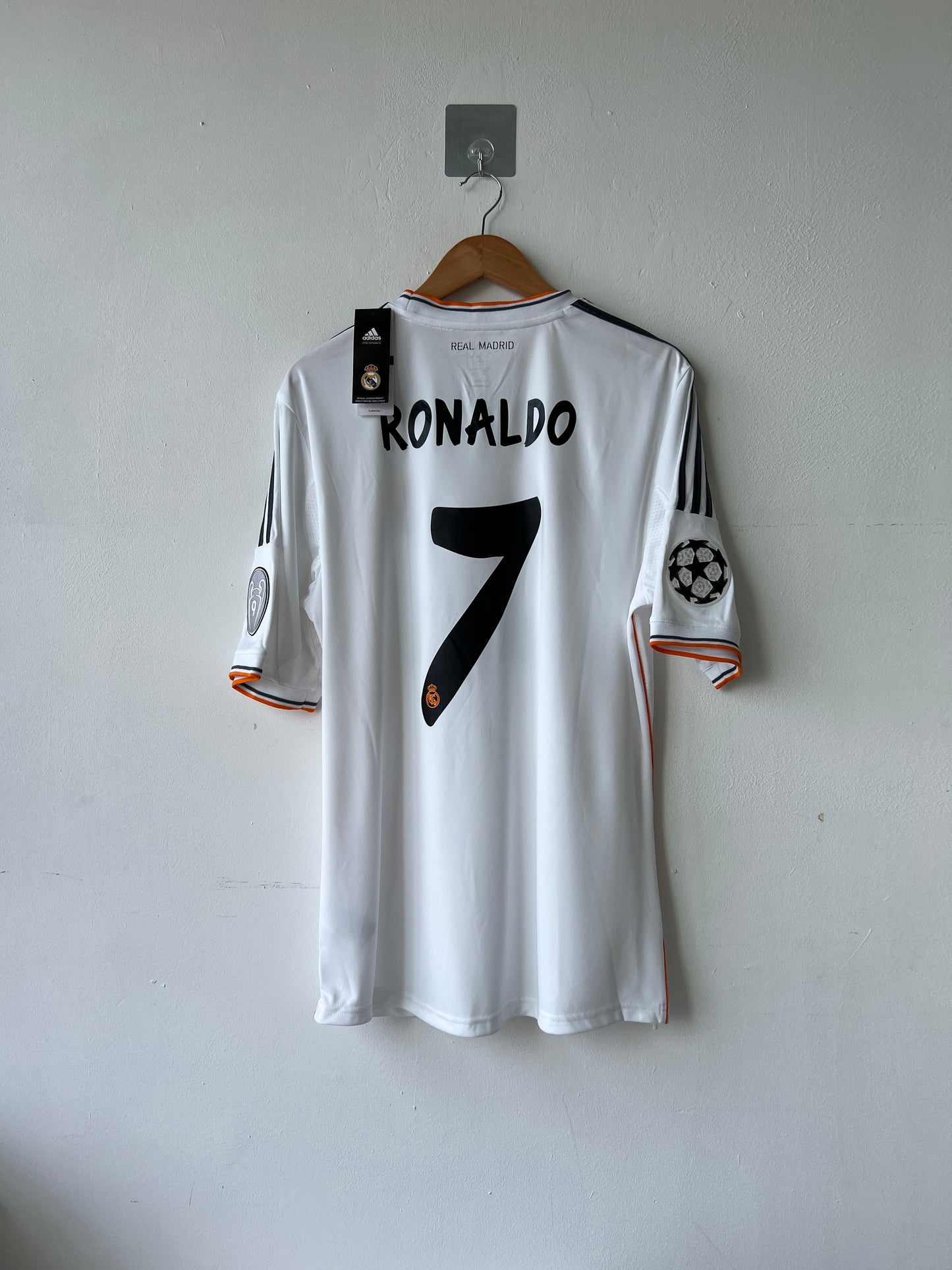 (L) Real Madrid 2013-14 Home Shirt Ronaldo #7 (NEW)