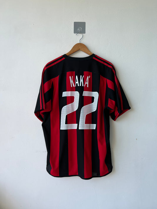AC Milan 2003-04 Home Player Issue Shirt Kaka #22 (L)