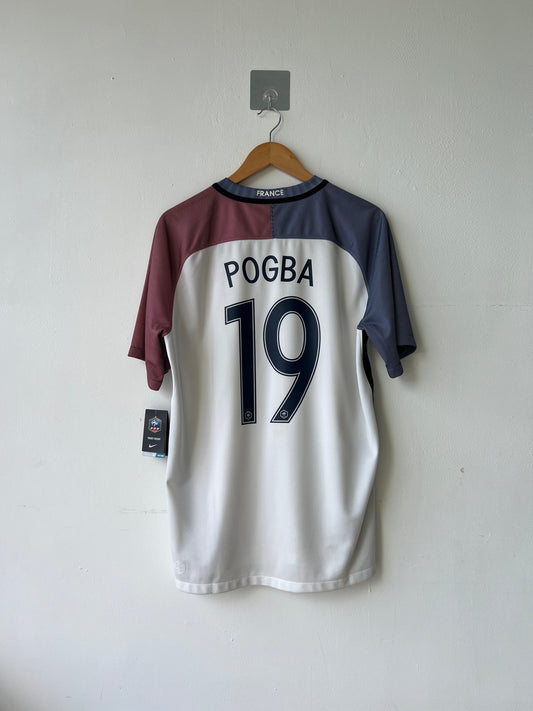 France 2016-17 Away Shirt Pogba #19 (NEW) (L)