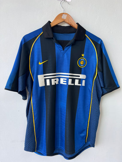 (M) Inter Milan 2001-02 Home Shirt Ronaldo #9