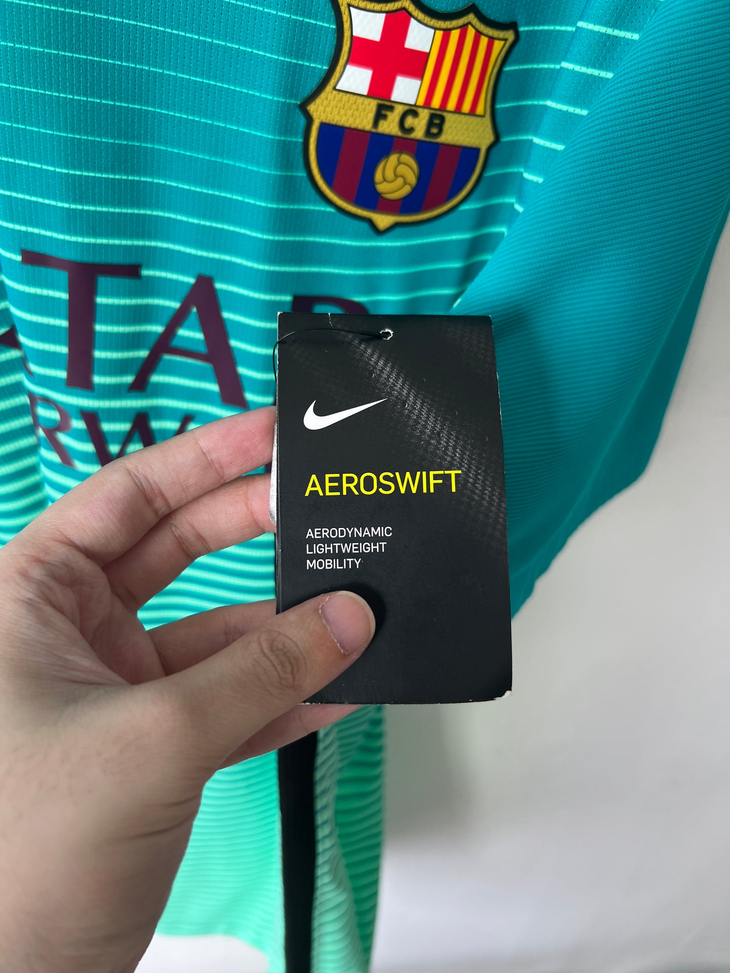 (XL) Barcelona 2016-17 Third Player Version Shirt Neymar Jr. #11 (NEW)
