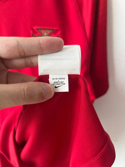 (L) Portugal 2018-19 Home Shirt Ronaldo #7 (NEW)