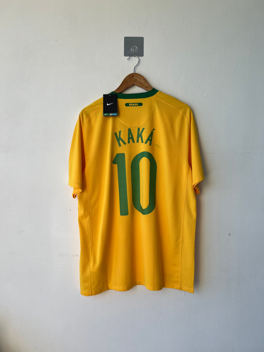 Brazil 2010-11 Home Shirt Kaka #10 (NEW) (L)