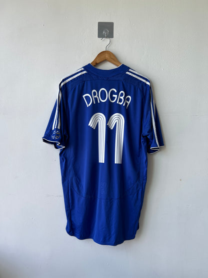 (XL) Chelsea 2006-08 Home Shirt Drogba #11