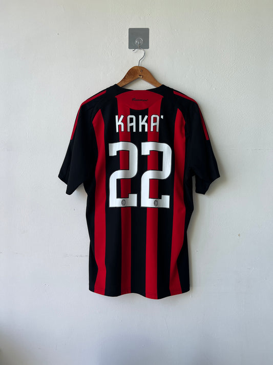 (L) AC Milan 2008-09 Home Shirt Kaka #22