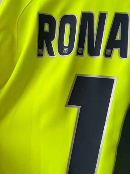 (M) Barcelona 2005-06 Away Shirt Ronaldinho #10