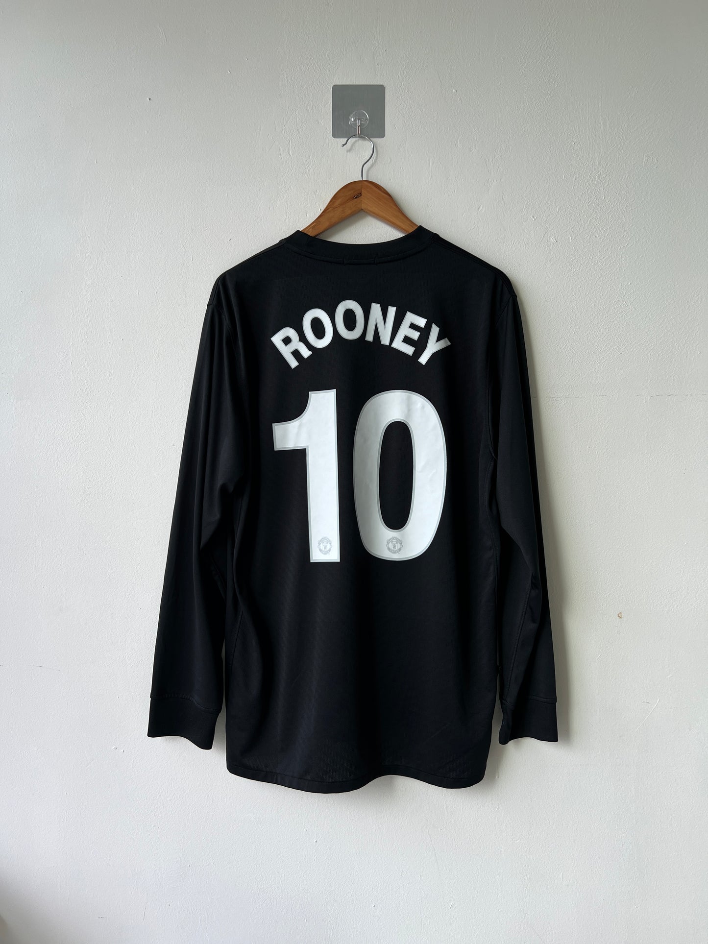 (L) Manchester United 2009-10 Away Long Sleeve Shirt Rooney #10
