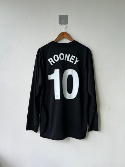 (L) Manchester United 2009-10 Away Long Sleeve Shirt Rooney #10