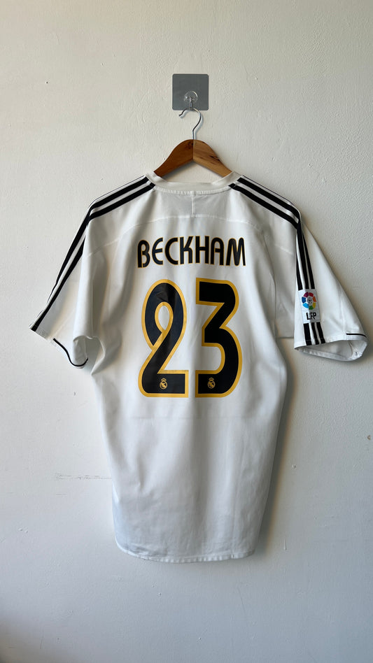 Real Madrid 2003-04 Home Shirt Beckham #23 (M)