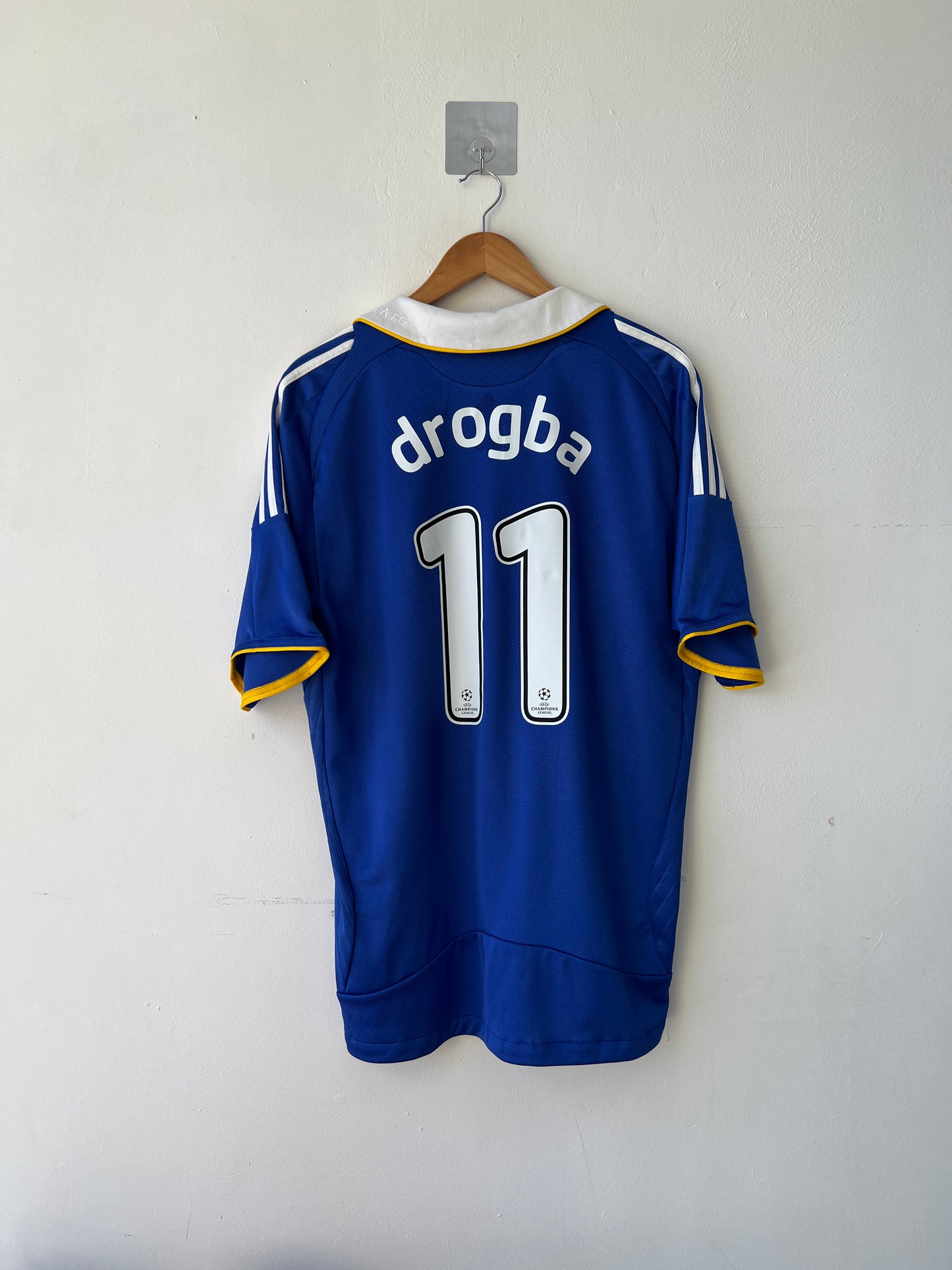 (L) Chelsea 2008-09 Home Shirt Drogba #11