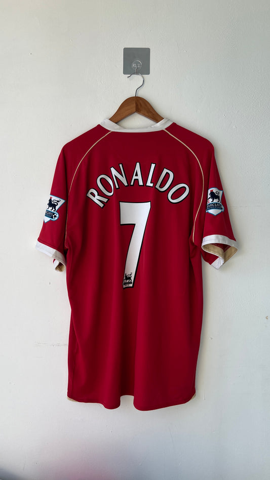 Manchester United 2006-07 Home Shirt Ronaldo #7 (XL)