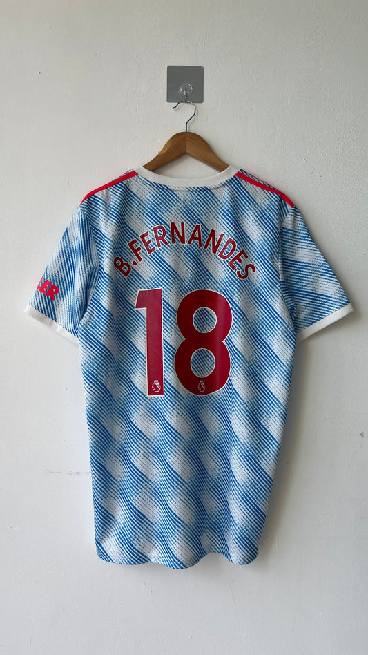 Manchester United 2021-22 Away Shirt B. Fernandes #18 (XL)