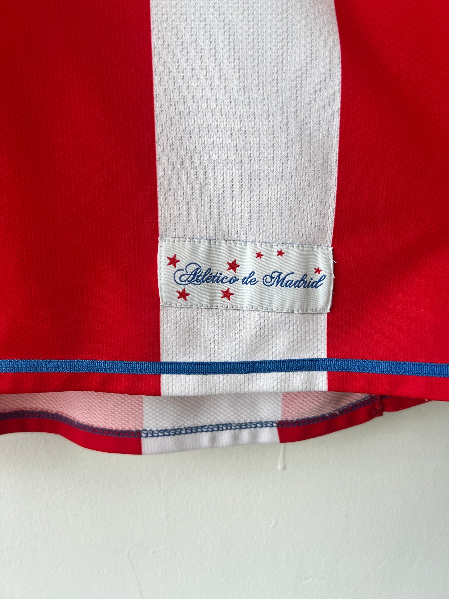 (L) Atletico Madrid 2007-08 Home Shirt Kun Aguero #10