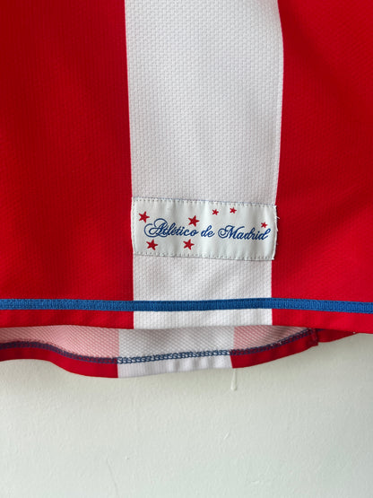 (L) Atletico Madrid 2007-08 Home Shirt Kun Aguero #10