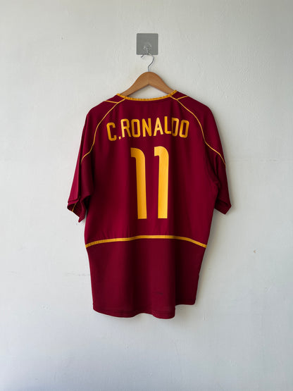 (L) Portugal 2002-04 Home Shirt C. Ronaldo #11
