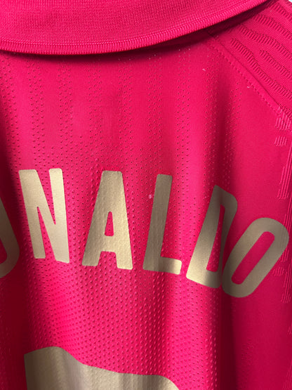 (XL) Portugal 2020-21 Home Player Version Shirt Ronaldo #7