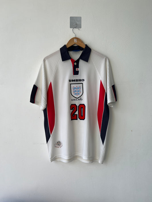 (L) England 1997-99 Home Shirt Owen #20
