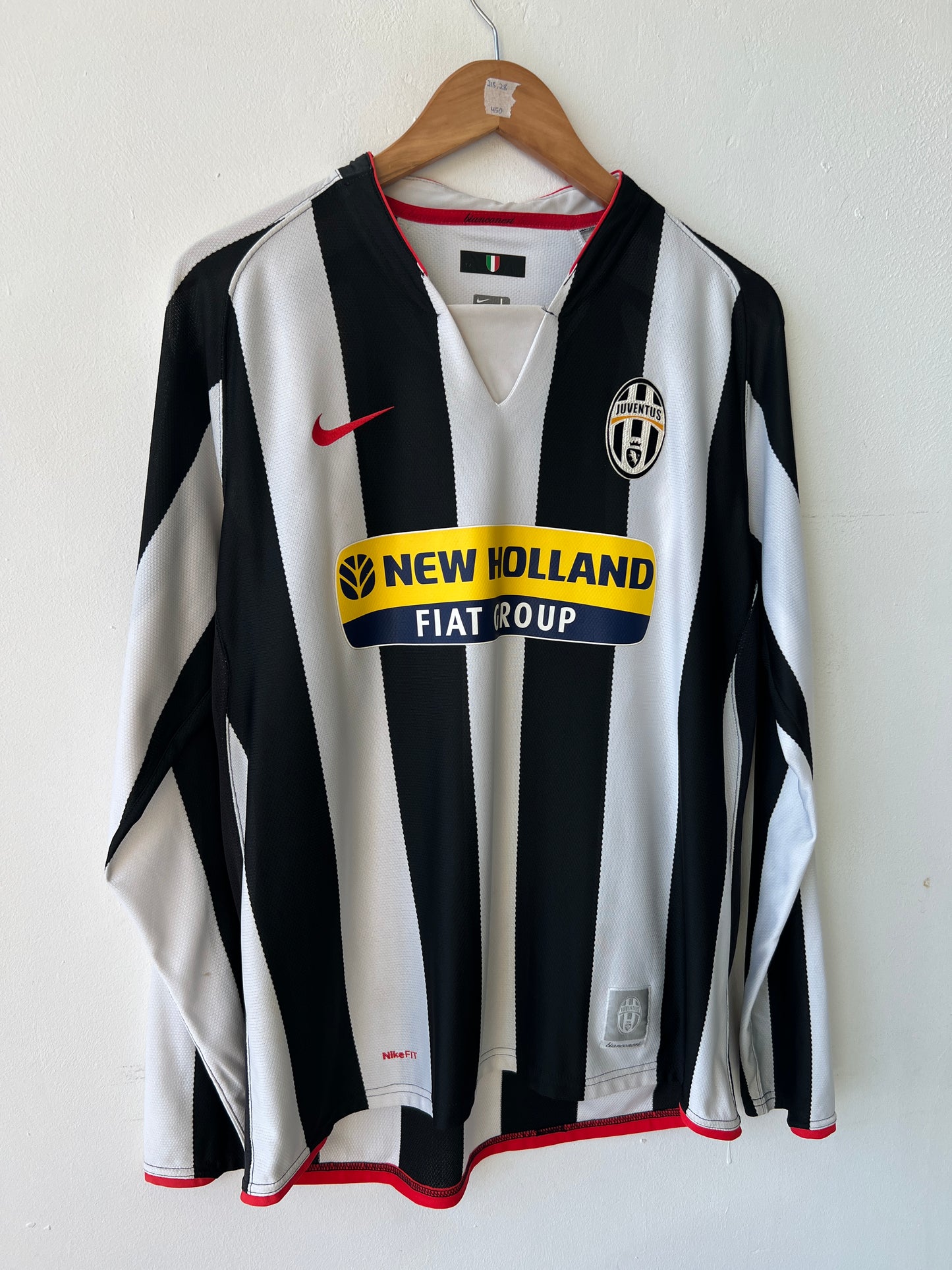 (L) Juventus 2007-08 Home Long Sleeve Shirt Del Piero #10