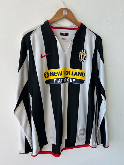 (L) Juventus 2007-08 Home Long Sleeve Shirt Del Piero #10