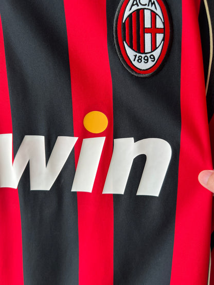 (M) AC Milan 2006-07 Home Long Sleeve Shirt Kaka #22