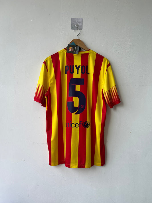 (L) Barcelona 2013-15 Away Shirt Puyol #5 (NEW)