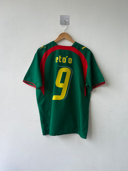 (L) Cameroon 2006-08 Home Shirt Eto'o #9