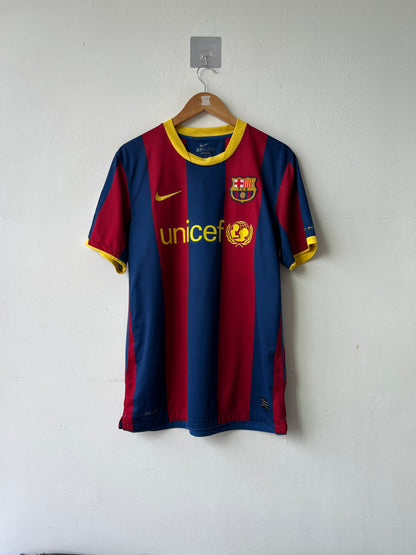 (L) Barcelona 2010-11 Home Shirt Puyol #5