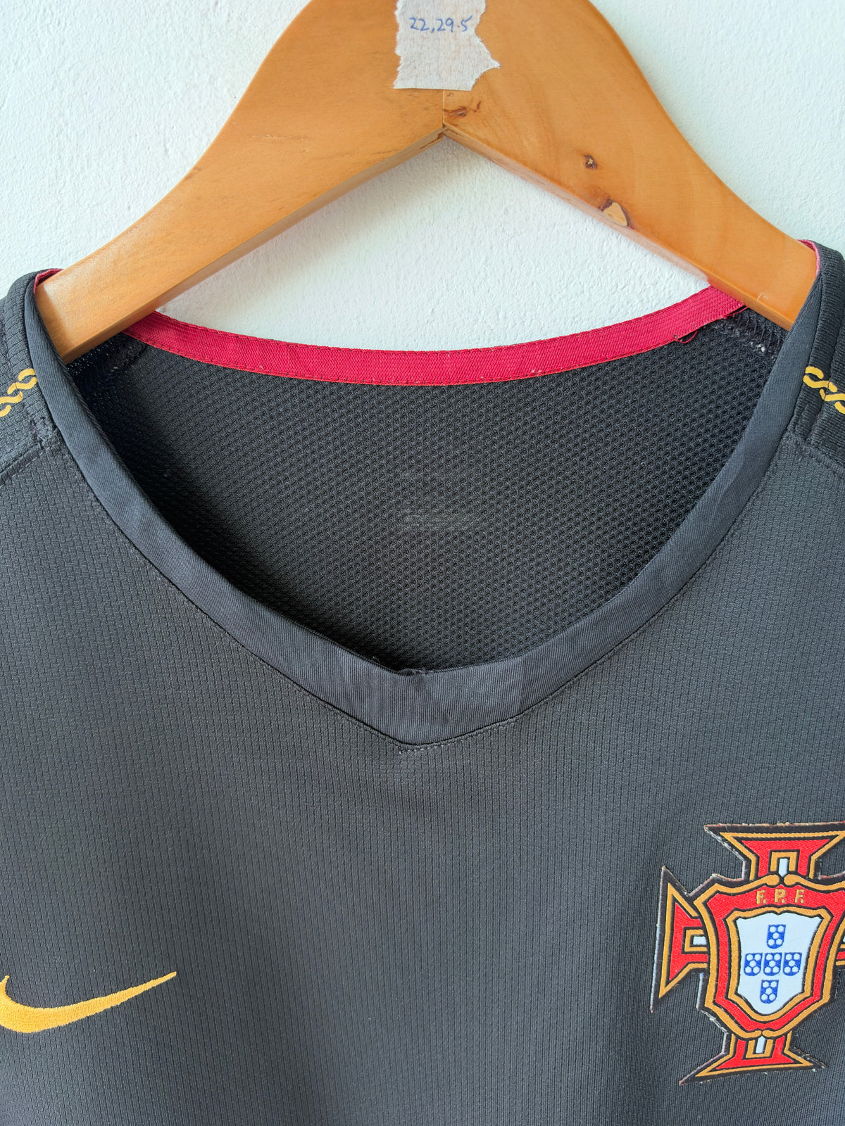 (L) Portugal 2006-08 Away Shirt Figo #7